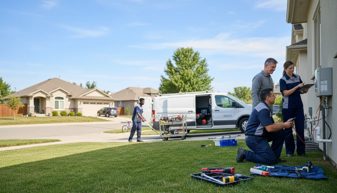 Tankless water heater service in Milano, TX